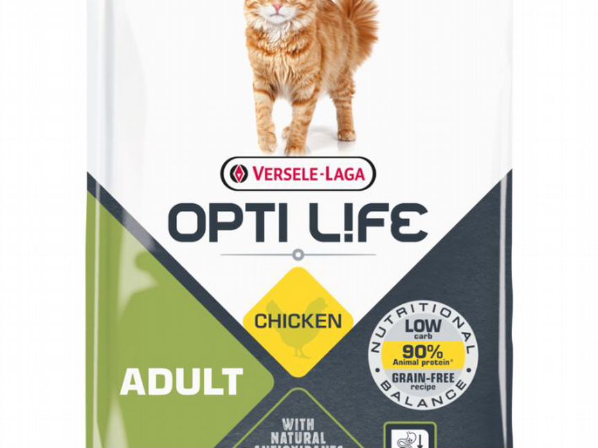 Versele-Laga Opti Life Adult Chicken, 2,5 кг