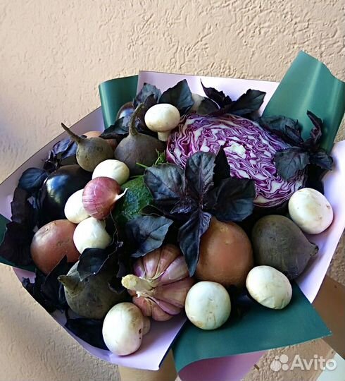 Съедобные букеты из овощей