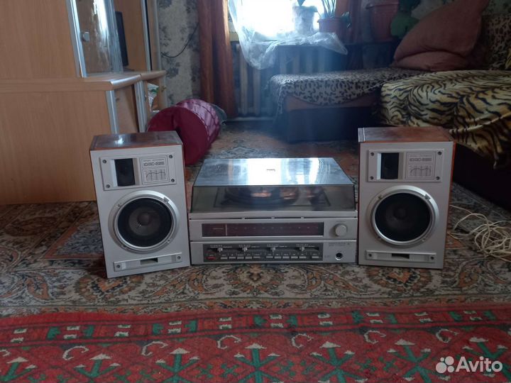 Радиола контата проигрыватель винила муз станция