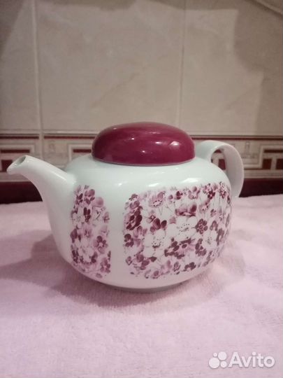 Редкий чайник заварочный/кофейник, фарфор
