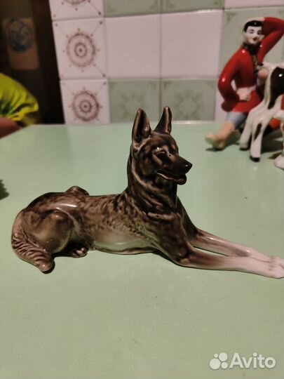 Статуэтка Овчарка лфз СССР