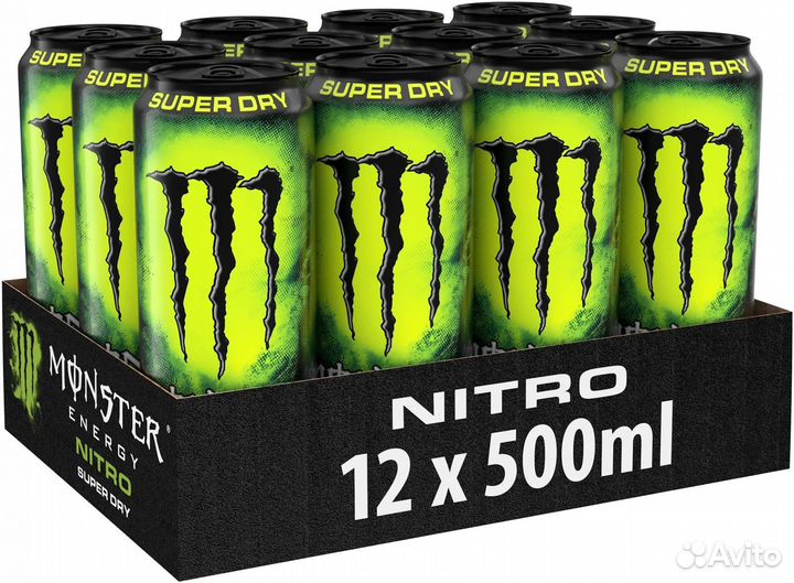 Энергетик Monster напиток монстер energy nitro