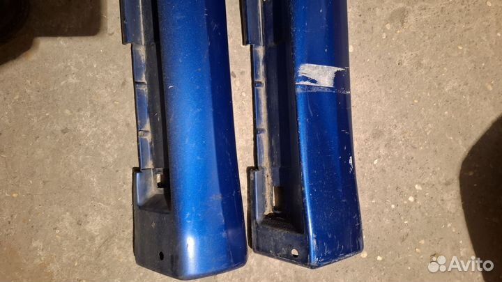 Наклалки на пороги пластиковые impreza WRX STI