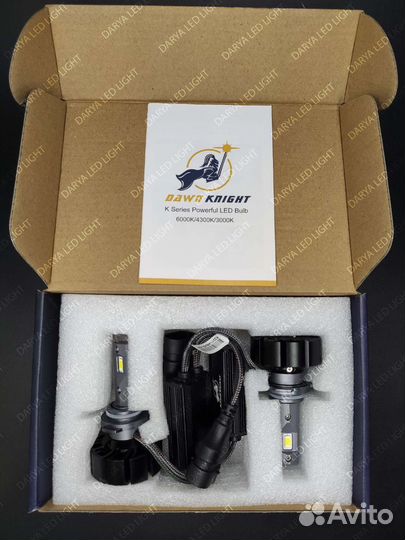 S6P 30w 9006 HB4 4300K/6000K led лампы DawnKnight