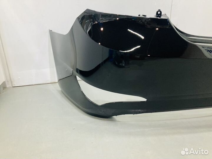 Бампер задний Solaris 14-17 Черный Седан