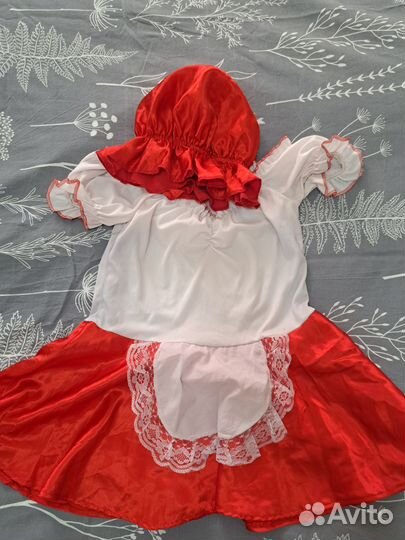 Костюм красной шапочки и баварской официантка 46р