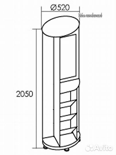 Вешалка в прихожую поворотная тренсформер