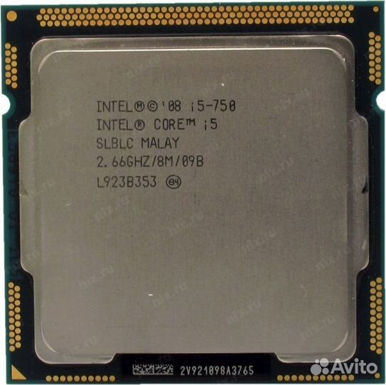 Процессор intel core i5 750
