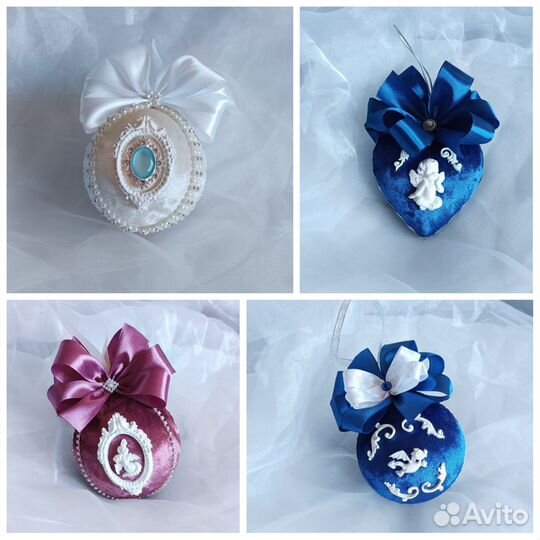 Елочные игрушки ручной работы