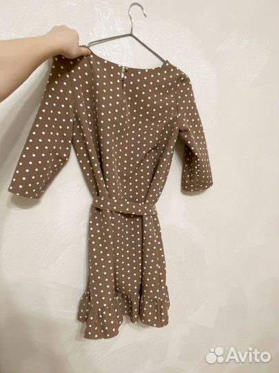 Платье женское в горошек