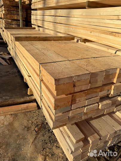 Доска обрезная 25х100х6000мм