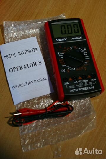 Мультиметр aneng AN9205+
