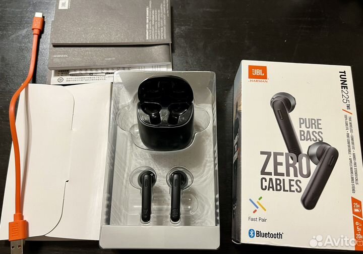 Беспроводные наушники jbl tune 225 tws