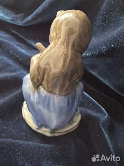 Мишка с балалайкой городница медведь фарфор СССР