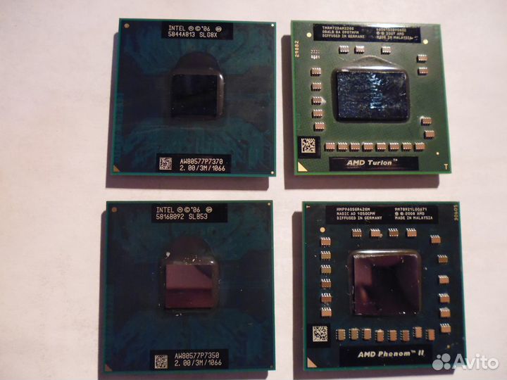 Процессоры для ноутбуков