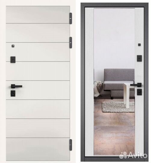 Дверь с зеркалом