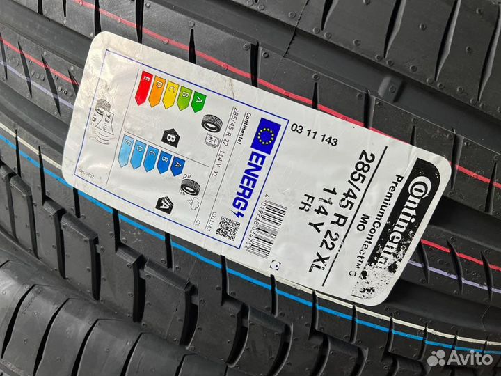 Continental ContiPremiumContact 6 325/40 R22 и 285/45 R22 114Y