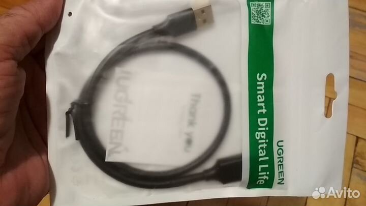 USB Удлинительный Кабель USB 3,0 ugreen