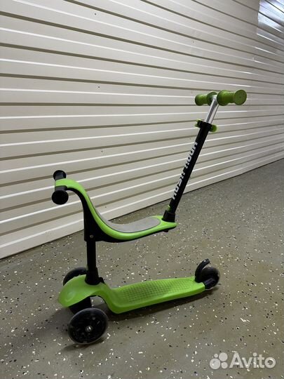 Самокат детский rash с сидушкой. трансформер