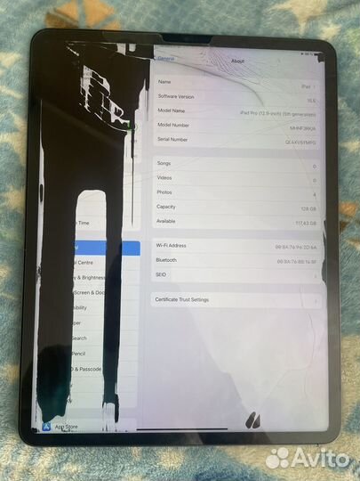 Тачскрин для iPad pro 12.9 2022 дисплей оригинал