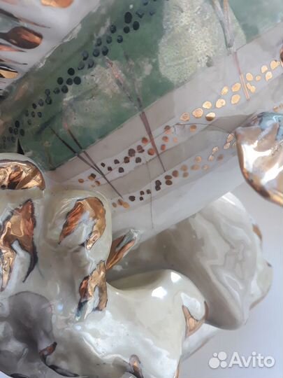 Статуэтка карп дулево большой 1958 г