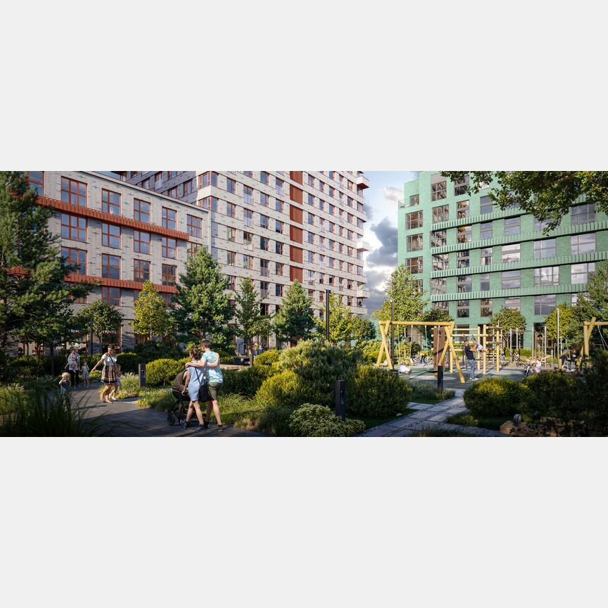 3-к. квартира, 73,3 м², 2/23 эт.