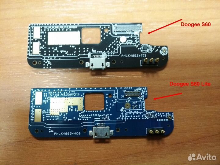 Doogee S60 Lite оригинальная плата зарядки USB