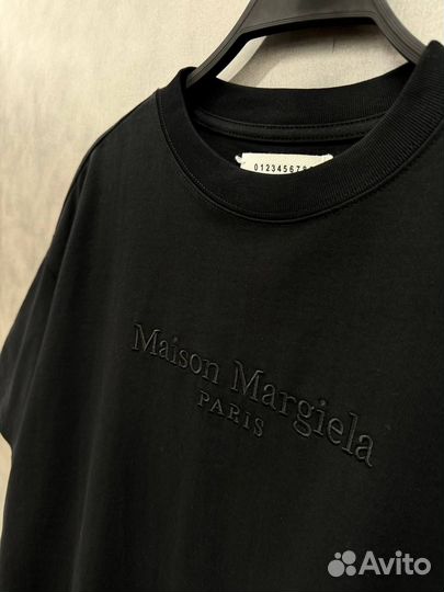 Футболка черная Maison Margiela