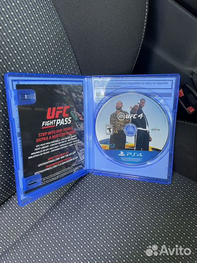 Диски на ps4 ufc 4