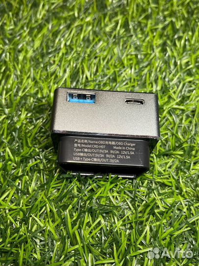 Зарядка OBD USB Type-C быстрая зарядка 18w Zeekr