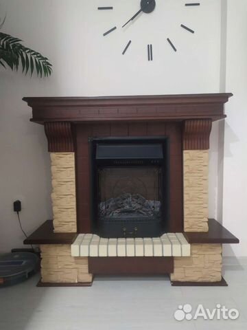 Продам электрический камин б/у