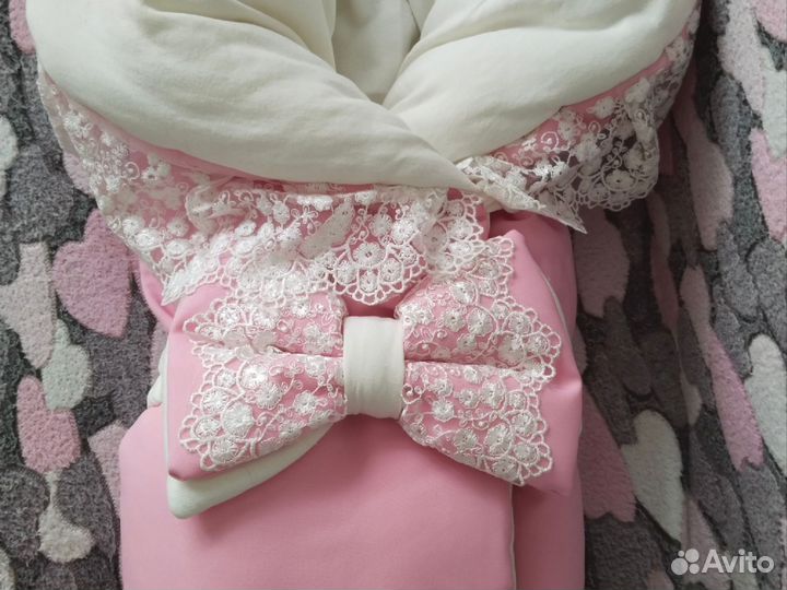 Конверт на выписку для девочки