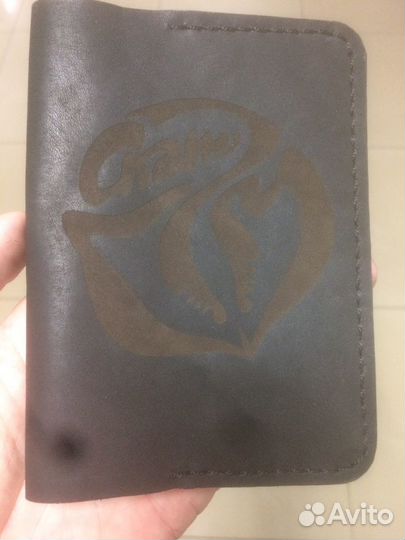 Обложка на паспорт натуральная кожа