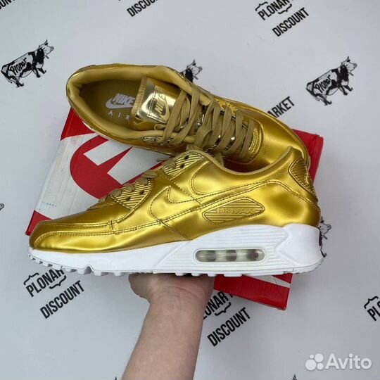 Оригинал 45 eu Nike Air Max 90 SP Metallic Gold