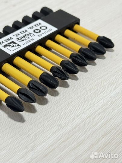 Набор бит 10 шт 57 мм dewalt DT7274