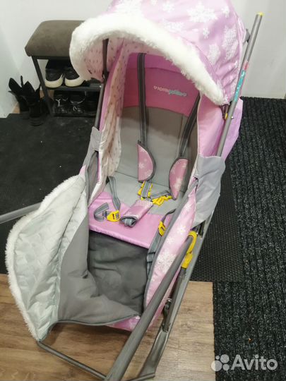 Детские санки-коляска