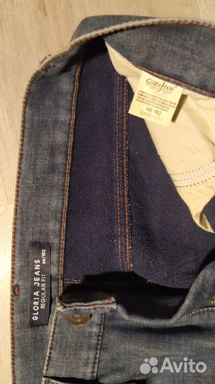 Утепленные джинсы, фирменные gloria jeans 46/48 ра