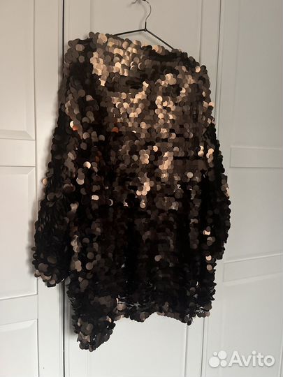 Кардиган/ кимоно/ накидка с пайетками