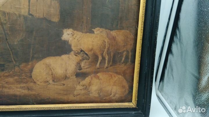 Старинная литография 