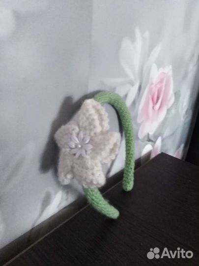 Ободок для волос ручной работы