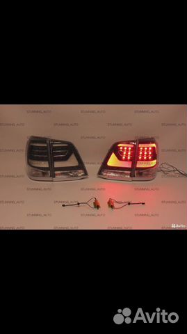 Стопы Toyota Land Cruiser 200 08-15 стиль 16 BW