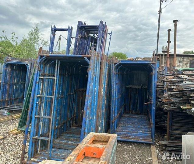 Леса строительные. Рамные леса