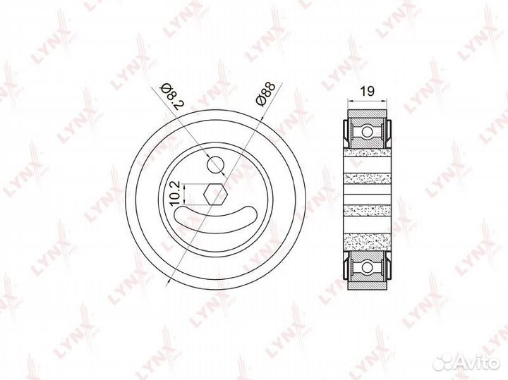 Ролик натяжной приводного ремня