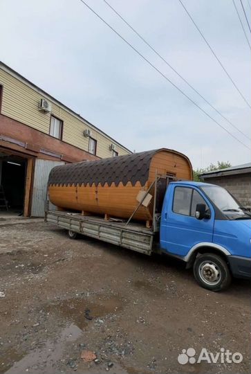 Грузоперевозки газель открытая 6.2 метров