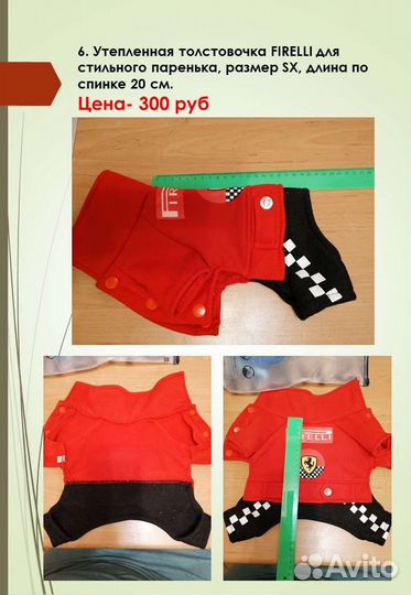 Одежда для щенка или маленькой собачки