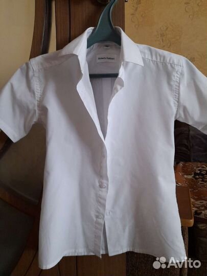 Рубашка белая,школьная