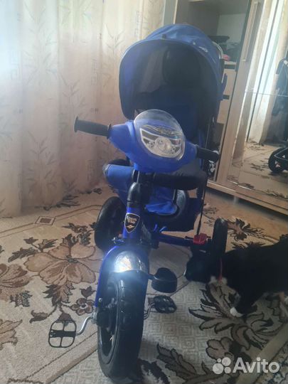 Велосипед коляска с ручкой