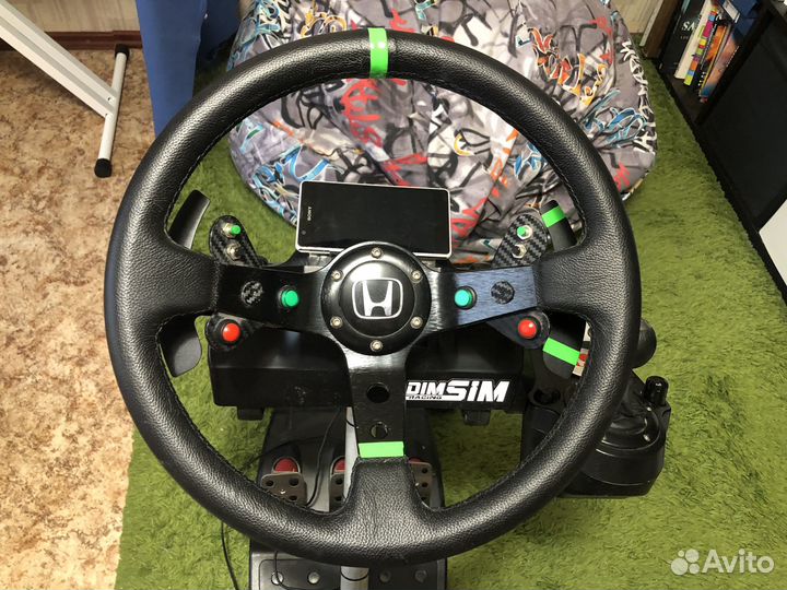 Игровой руль logitech G27 + стойка