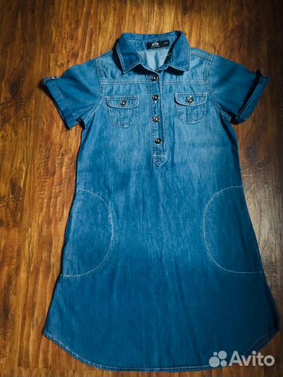 Джинсовое платье