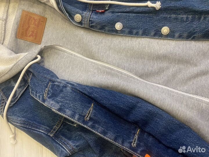 Джинсовая куртка levi strauss оригинал утепленная